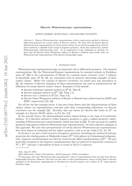 Arxiv:2105.06774V2 [Math.DG] 18 Jun 2021 Projection for Relating Points in Minkowski 4-Space R with Spheres in 3-Dimensional Subgeome- 3,1 Tries