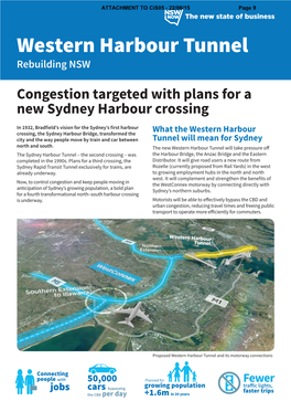 Western Harbour Tunnel Rebuilding NSW