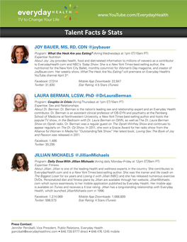 Talent Facts & Stats
