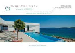 Worldwide Dream Villas VILLA KORKYRA BEACH , 3 BEDROOMS OVERVIEW