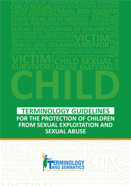 Terminology Guidelines for the Protection of Children from Sexual Exploitation and Sexual Abuse