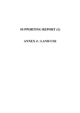 Supporting Report (1) Annex 4 : Land