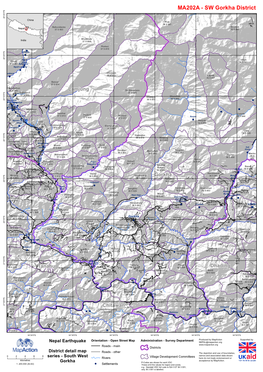 MA202A - SW Gorkha District " 0 ' Jagat 5 2 °