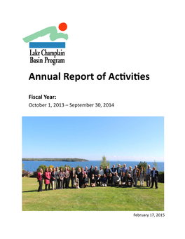 Annual Report of Acɵviɵes