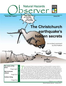 The Christchurch Earthquake's Hidden Secrets