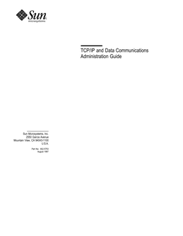 TCP/IP and Data Communications Administration Guide