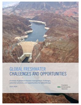 Global Freshwater Challenges and Opportunities
