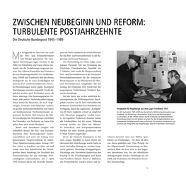 Zwischen Neubeginn Und Reform: Turbulente