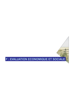 F : Evaluation Economique Et Sociale