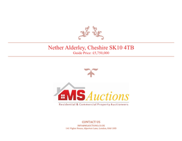 Nether Alderley, Cheshire SK10 4TB Guide Price: £5,750,000