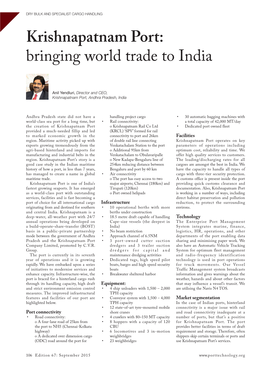 Krishnapatnam Port: Bringing World Trade to India