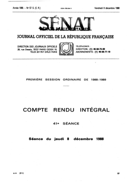 Jeudi 8 Décembre 1988