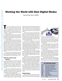 Working the World with Ham Digital Modes