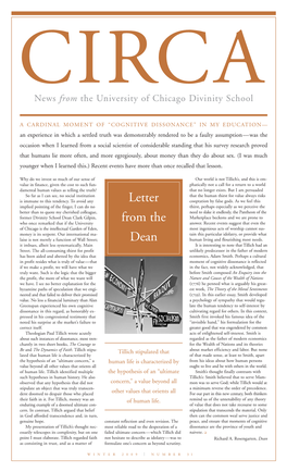 Letter from the Dean