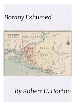 Botany Exhumed by Robert H Horton