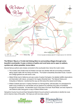 The Writers' Way Is a 13 Mile Trail Linking