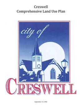 Creswell Comprehensive Plan List of Tables Table 1- Flood Profiles- Coast Fork Willamette River