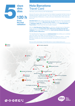 Barcelona 5 Days Itinerary by Public Transport [PDF: 2440