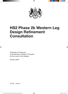 HS2 Phase 2B Western Leg Design Refinement Consultation