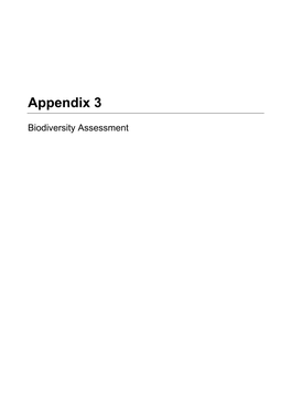 Monaro REF Appendix 3 Biodiversity Assessment