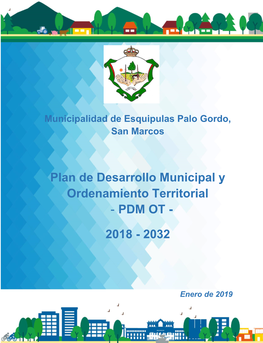 Plan De Desarrollo Municipal Y Ordenamiento Territorial - PDM OT