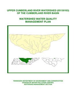 Watershed Water Quality Management Plan