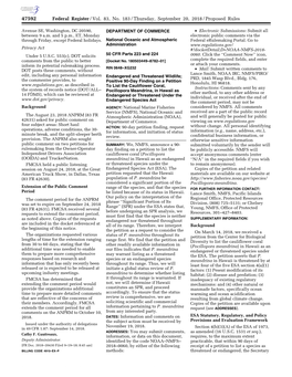 Federal Register/Vol. 83, No. 183/Thursday, September 20, 2018