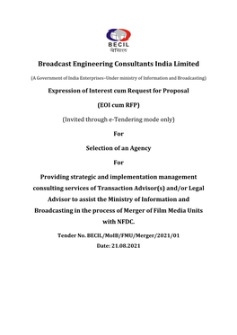 Broadcast Engineering Consultants India Limited