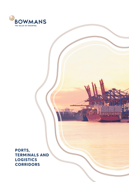 PORTS, TERMINALS and LOGISTICS CORRIDORS 2 Ports, Terminals and Logistics Corridors