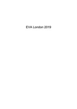 EVA London Prelims