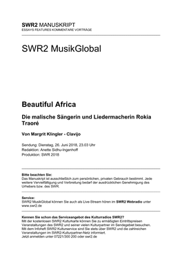 SWR2 Musikglobal