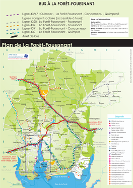 Plan De La Forêt-Fouesnant