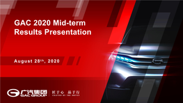 GAC 2020 Mid-Term Results Presentation