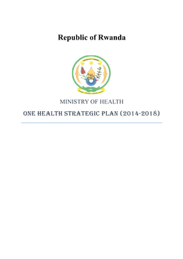 Rwanda One Health Steering Committee