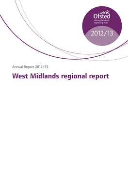 West Midlands Regional Report West Midlands Regional Report