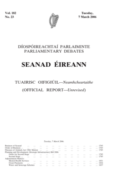 Seanad E´Ireann