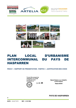 Plan Local D'urbanisme Intercommunal Du Pays De