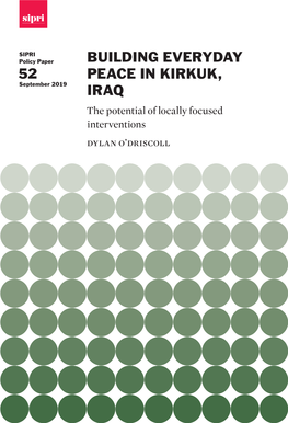 Building Everyday Peace in Kirkuk, Iraq