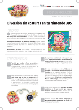 Diversión Sin Costuras En Tu Nintendo 3DS