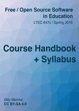 LTEC 647C Course Handbook