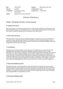 Statementofsignificanceengland