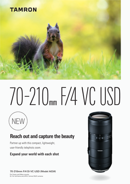 70-210Mm F/4 Di VC USD Model A034 PDF・1.7MB