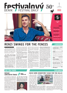 Renzi Swings for the Fences Lowdown