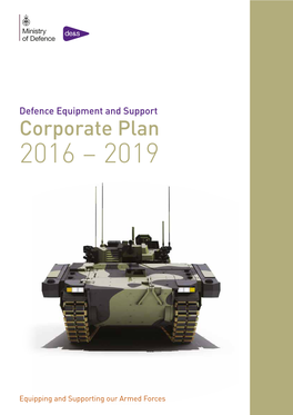 Defence Equipment and Support: Corporate Plan 2016-2019