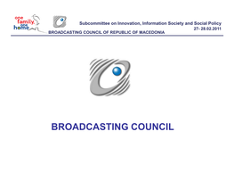 Broadcasting Council of Republic of Macedonia