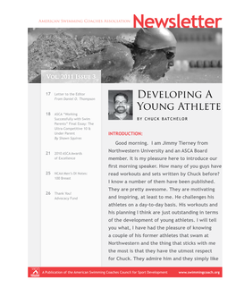 Developing a Young Athlete