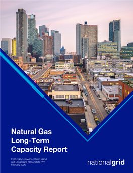 Natural Gas Long-Term Capacity Report