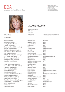 Melanie Kilburn