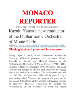 Monaco Reporter