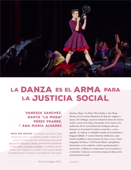 La DANZA Es El ARMA Para La JUSTICIA SOCIAL